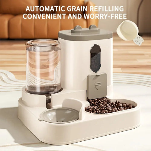 Automatic Cat Food and Water Station