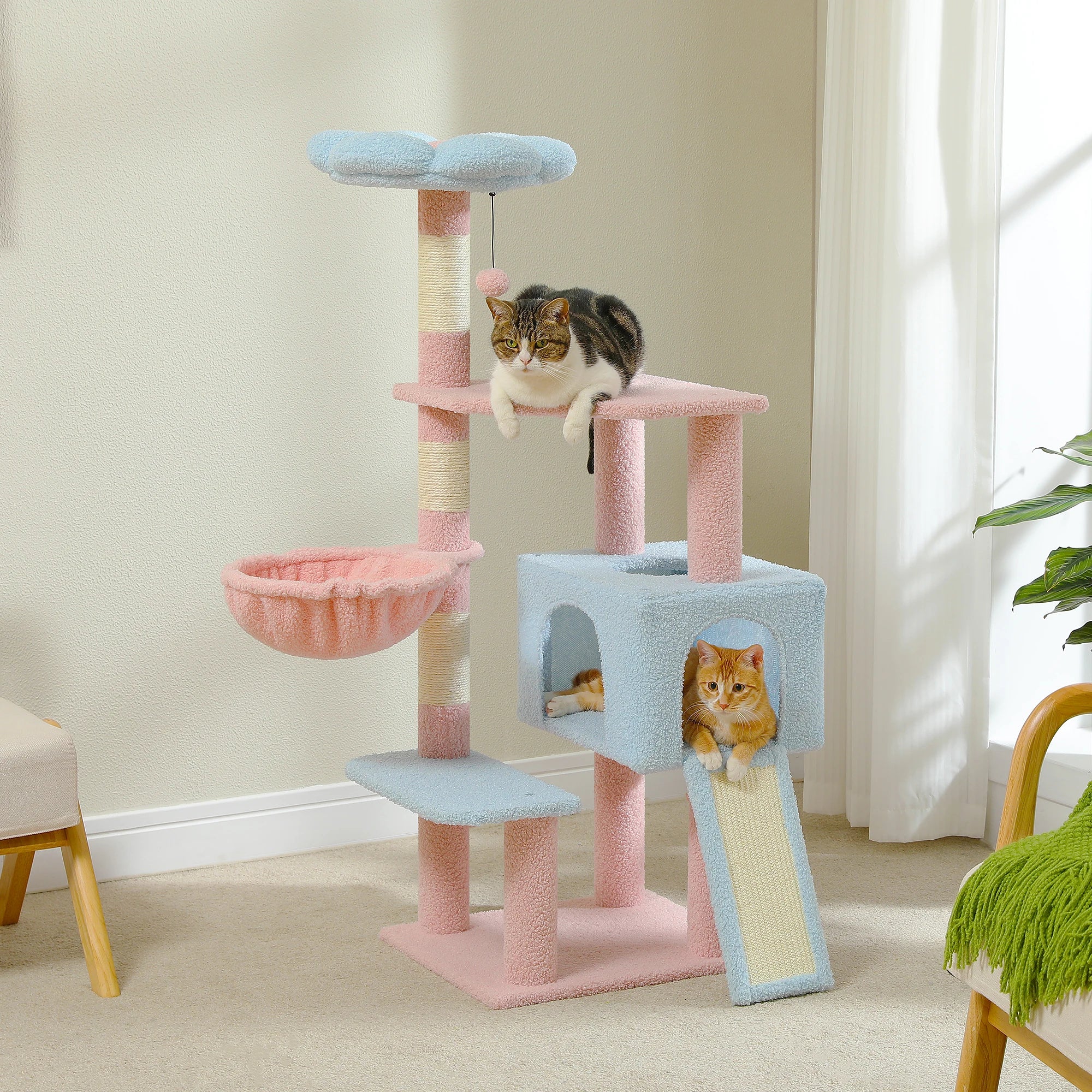 Charming Flower Cat Tower