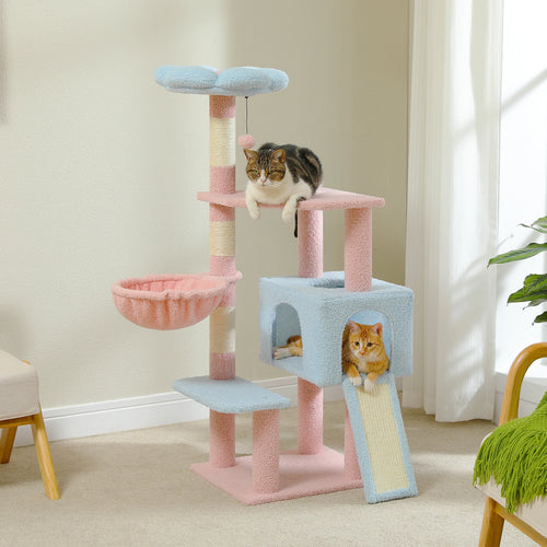 Charming Flower Cat Tower