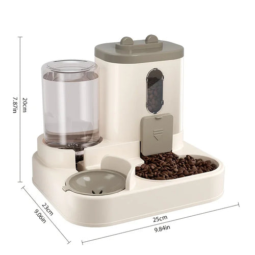 Automatic Cat Food and Water Station