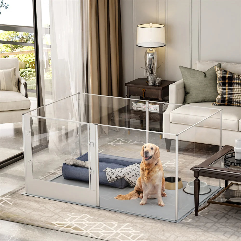Crystal Clear Pet Playpen