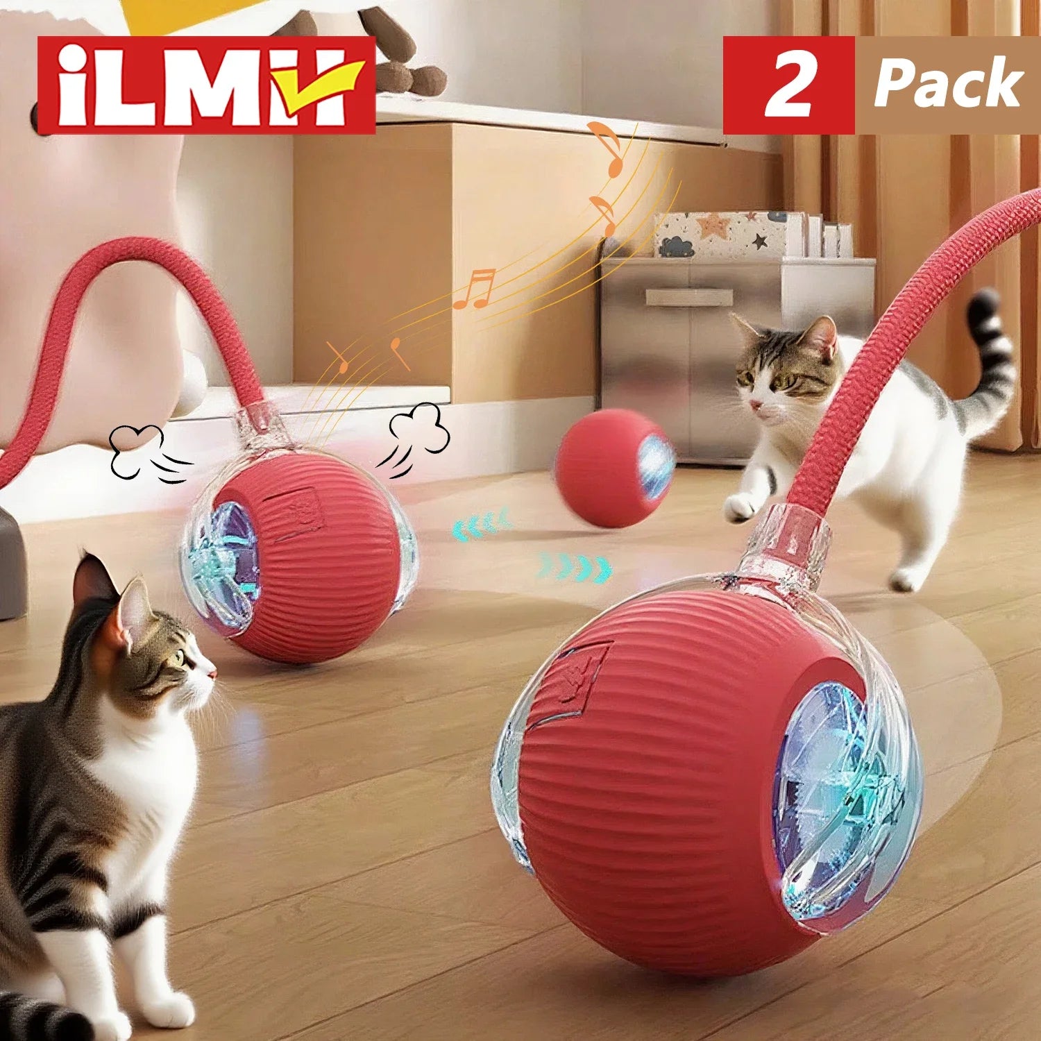 Interactive Pet Play Ball