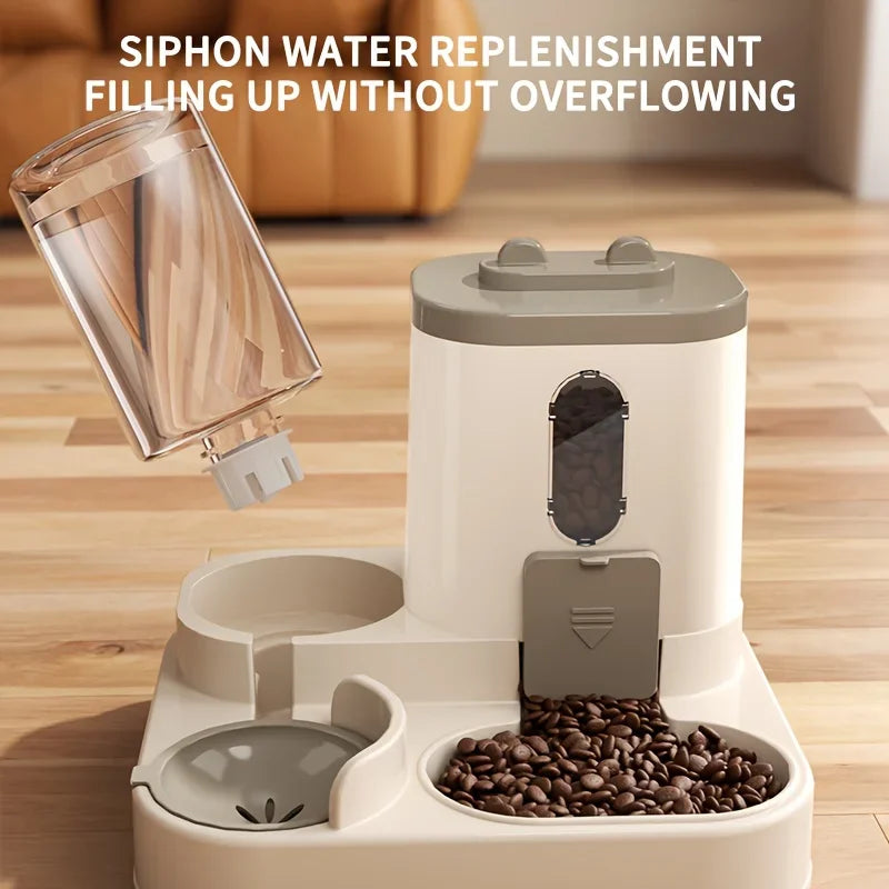 Automatic Cat Food and Water Station