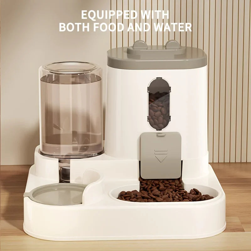 Automatic Cat Food and Water Station