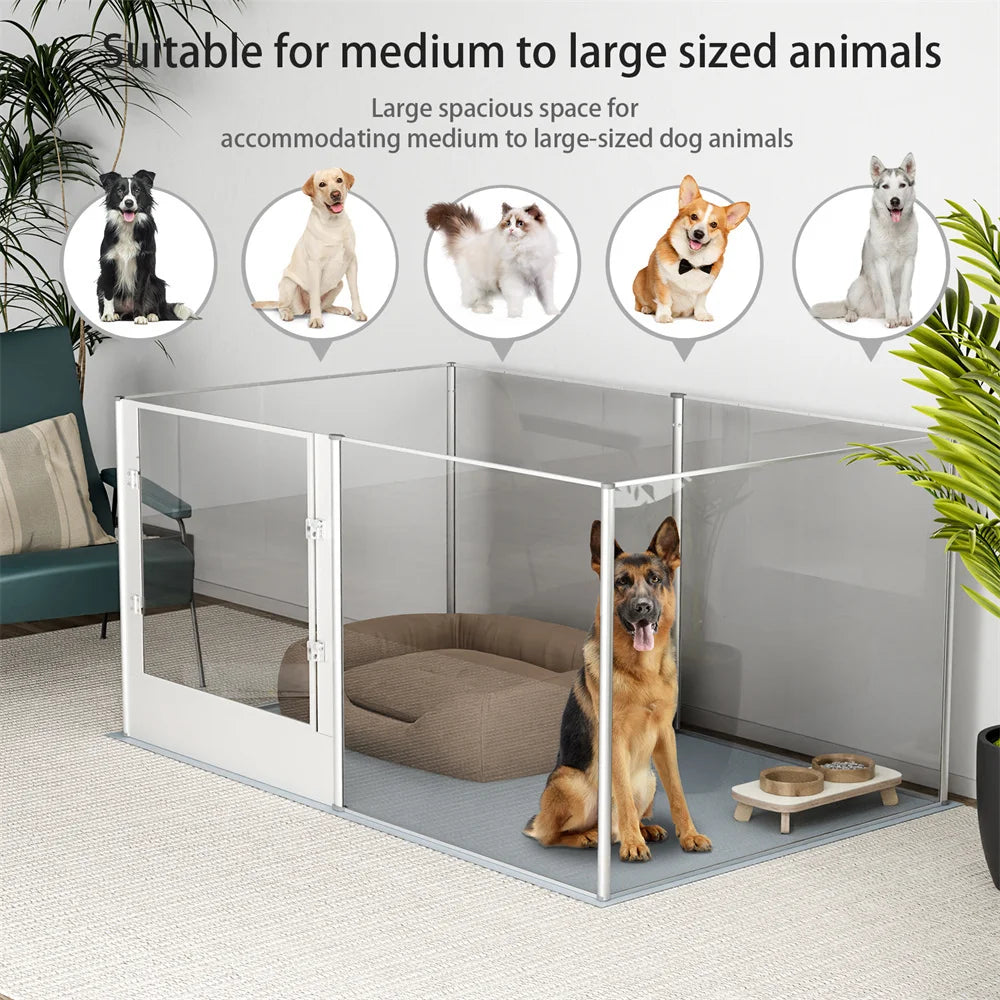 Crystal Clear Pet Playpen
