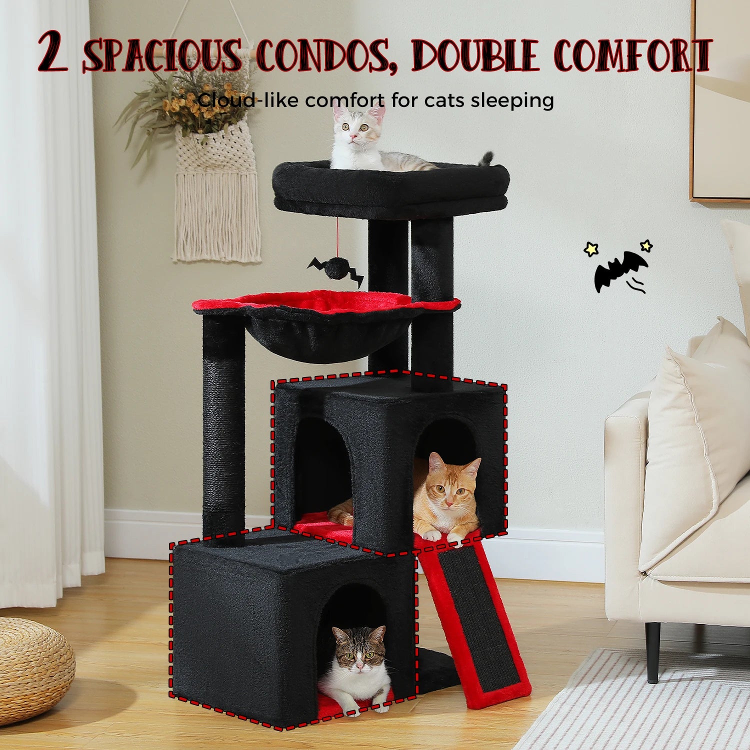 Indoor Multi-Level Cat Tower
