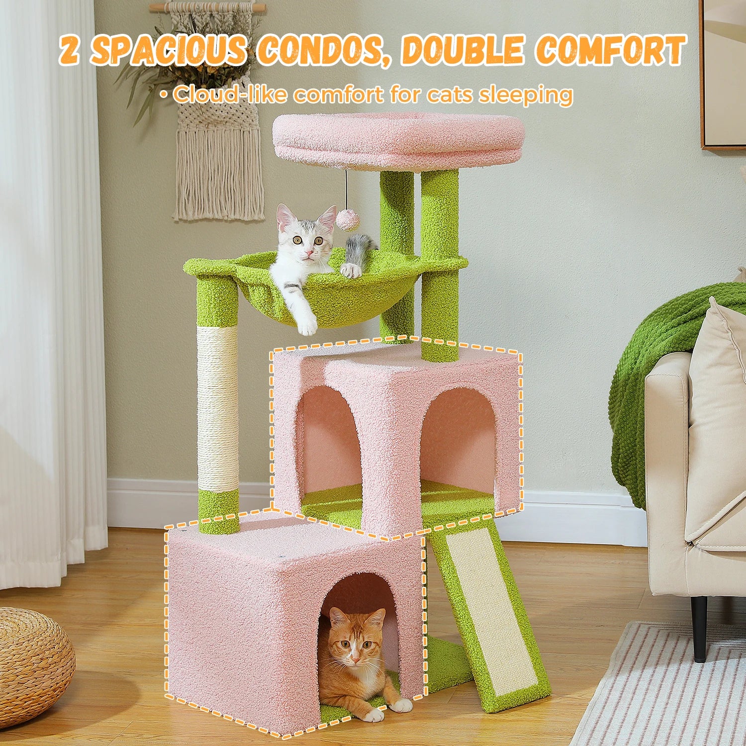 Indoor Multi-Level Cat Tower
