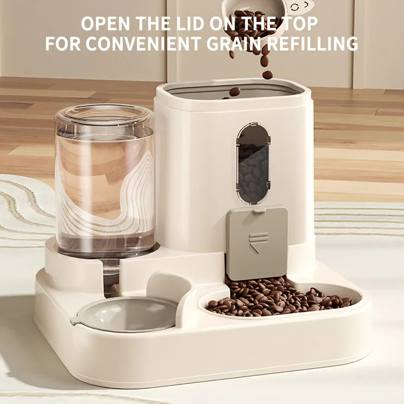 Automatic Cat Food and Water Station